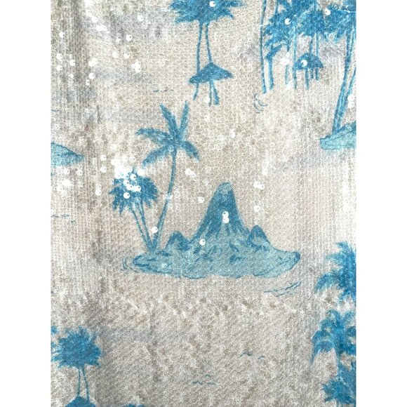 Gianni Bini Dannijo Sequin Tropical Mini Dress Size 2 NWT - Picture 3 of 6